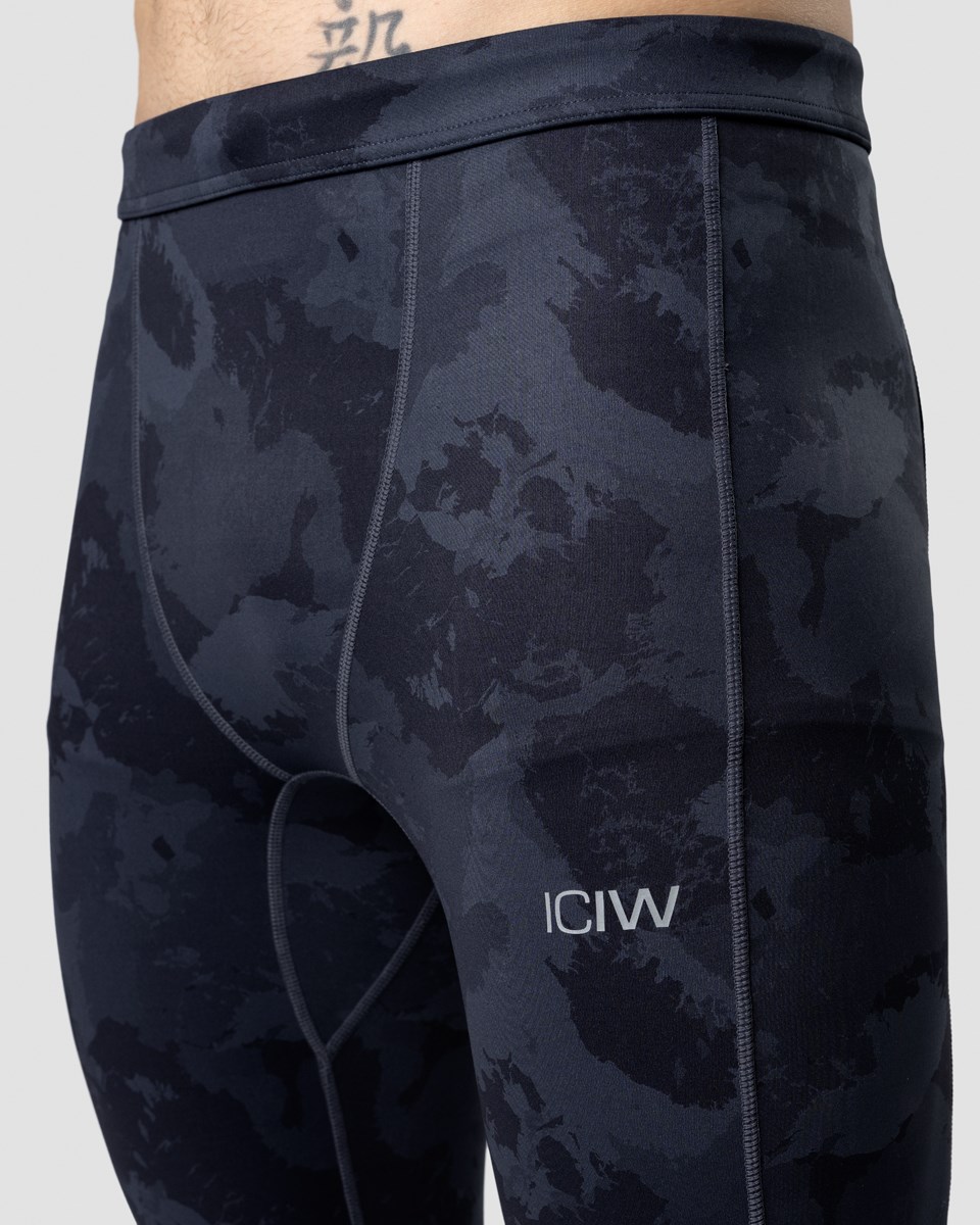 ICIW Mercury Tights Camo Mörkgrå | 234981EUA