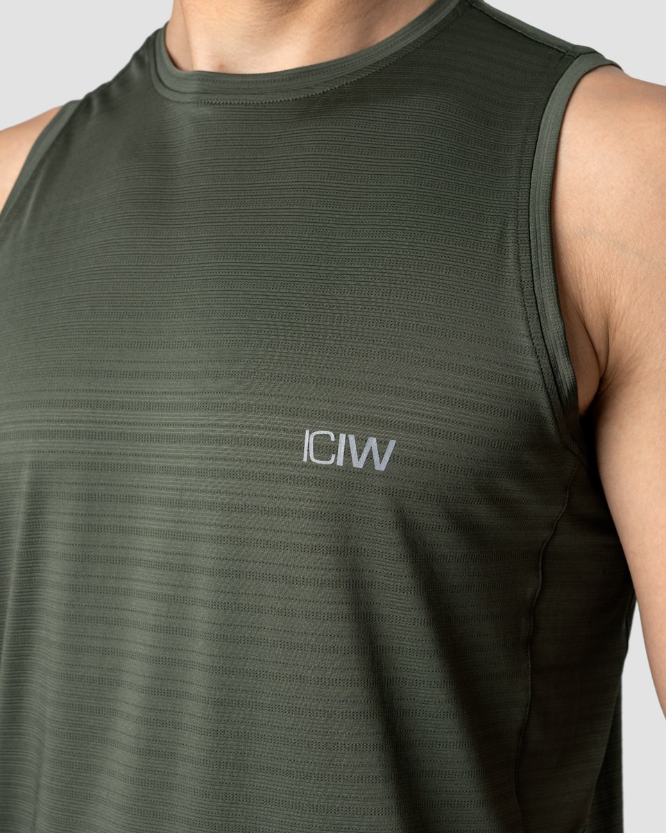 ICIW Mercury tech tank top Pine Mörkgröna | 873154RKQ