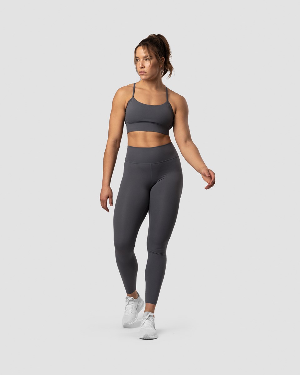 ICIW Nimble Snörade Sports Bra Anthracite Mörkgrå | 734108IEO