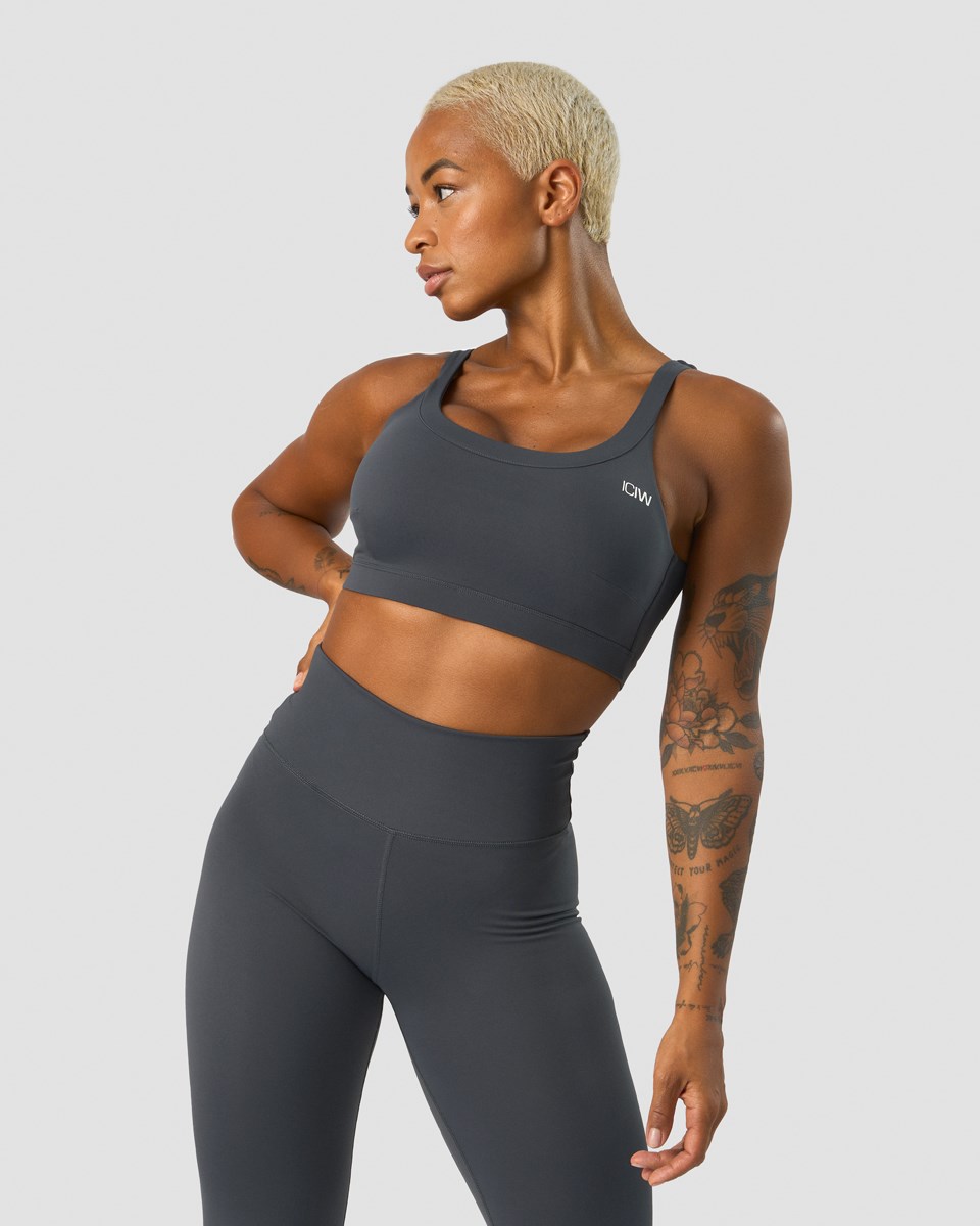 ICIW Nimble Sports Bra Anthracite Mörkgrå | 034516UTO