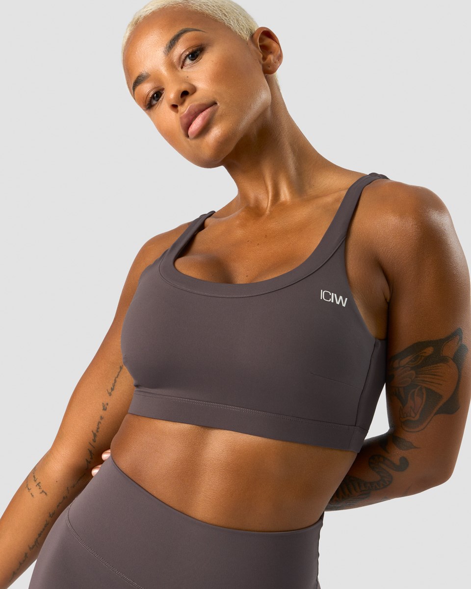 ICIW Nimble Sports Bra Clay Mörkgrå | 805397SNH