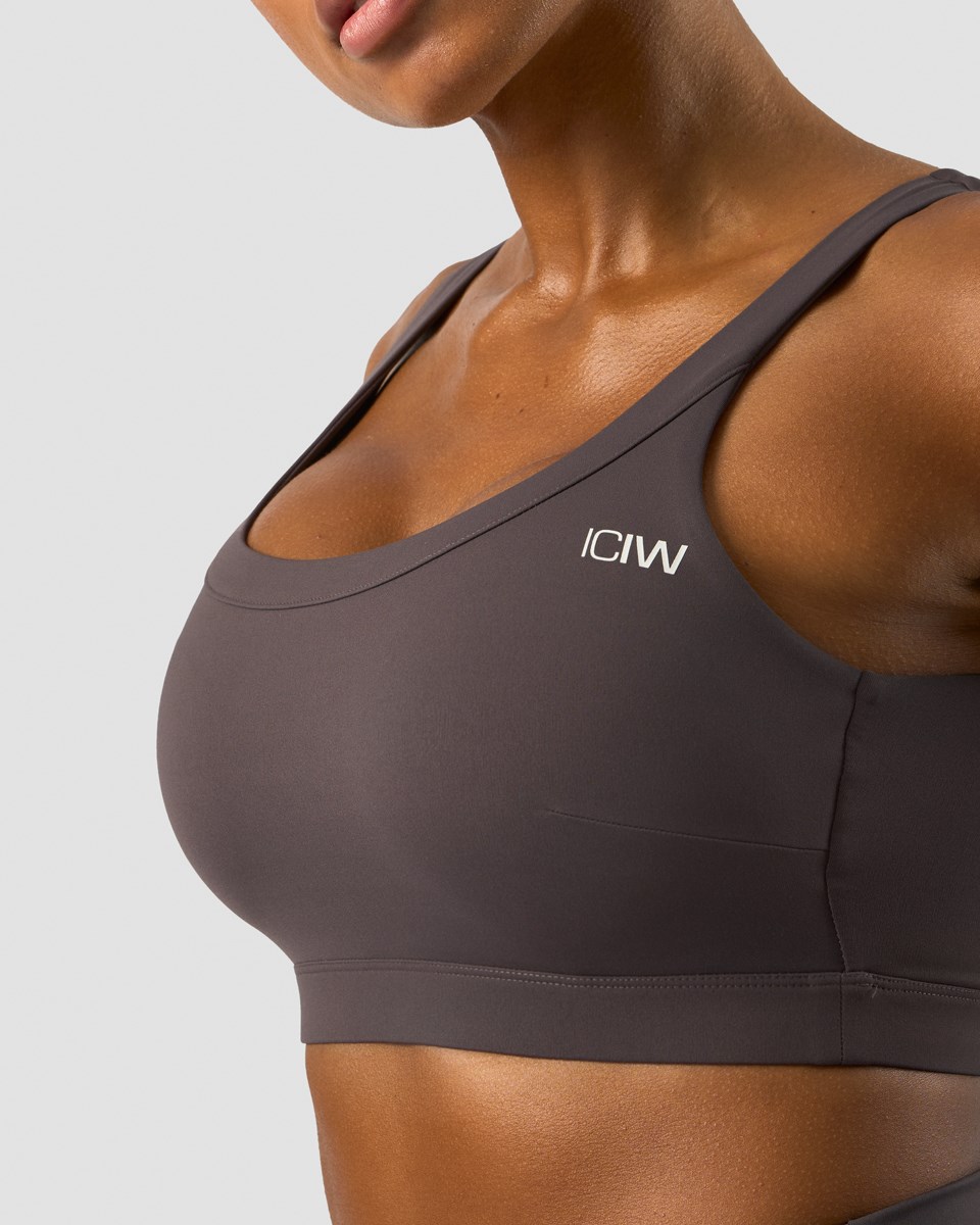 ICIW Nimble Sports Bra Clay Mörkgrå | 805397SNH