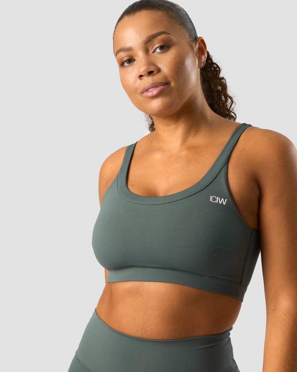 ICIW Nimble Sports Bra Elm Ljusgröna | 673158CWA