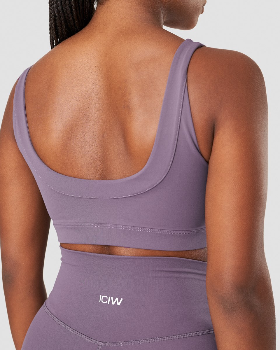 ICIW Nimble Sports Bra Faded Violet Lila | 861942GUT