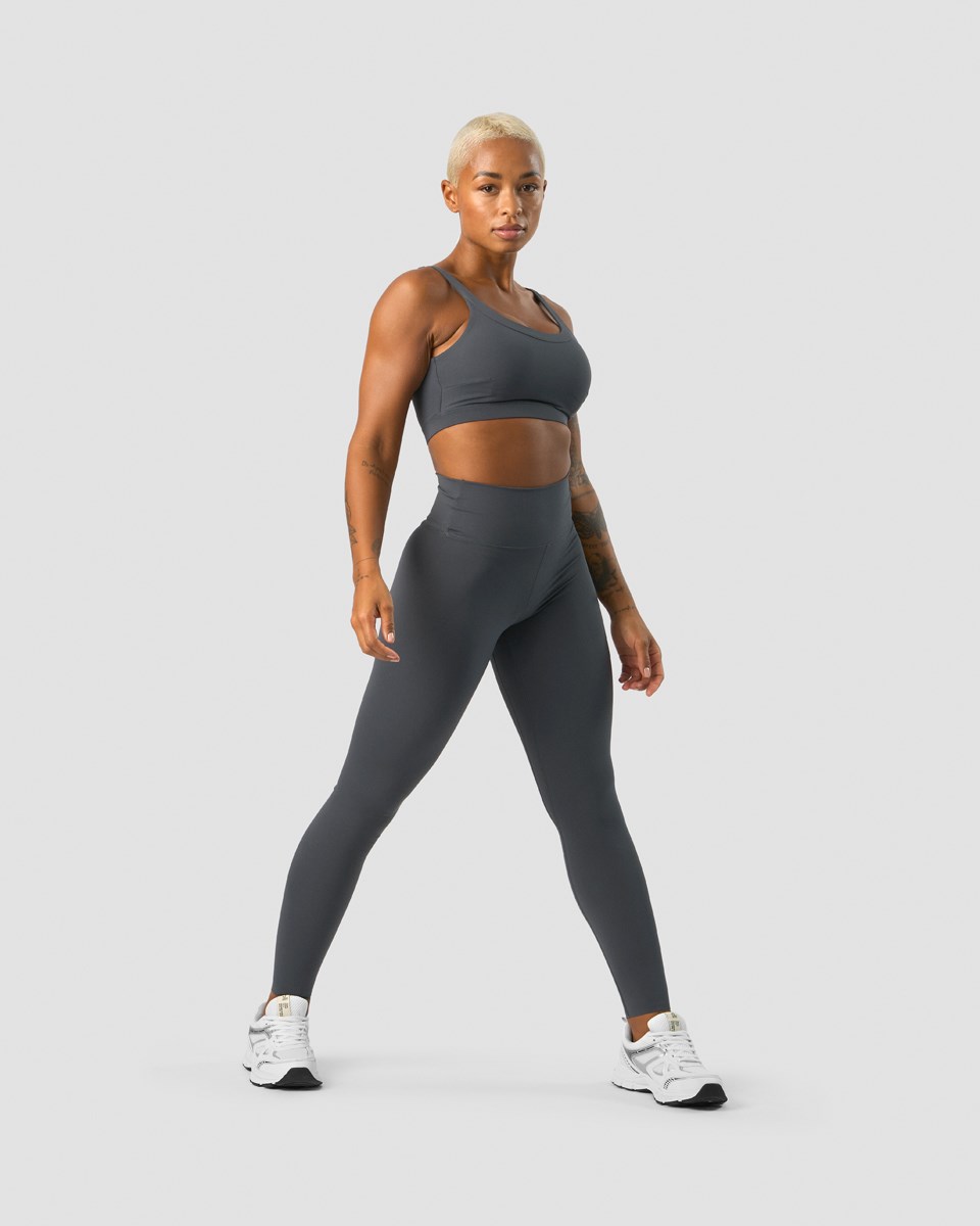 ICIW Nimble V-shape Tights Anthracite Mörkgrå | 687531TVU