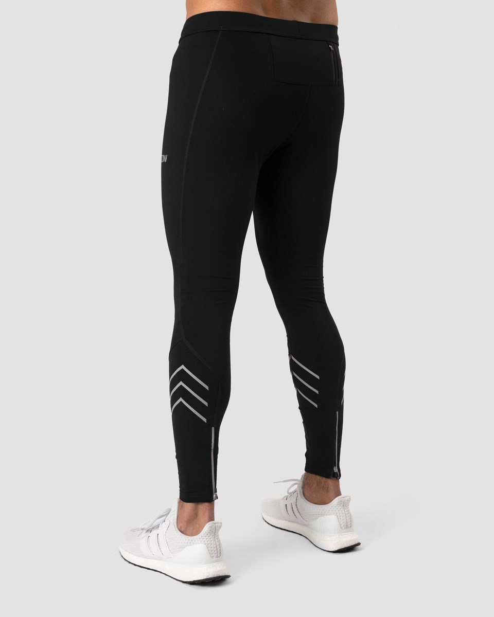 ICIW Outdoor Tränings Reflective Tights Svarta | 180673ZPB