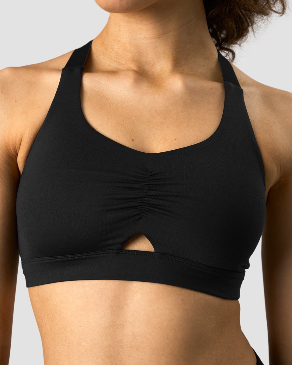 ICIW Scrunch Adjustable Sports bra Svarta | 217083LEI