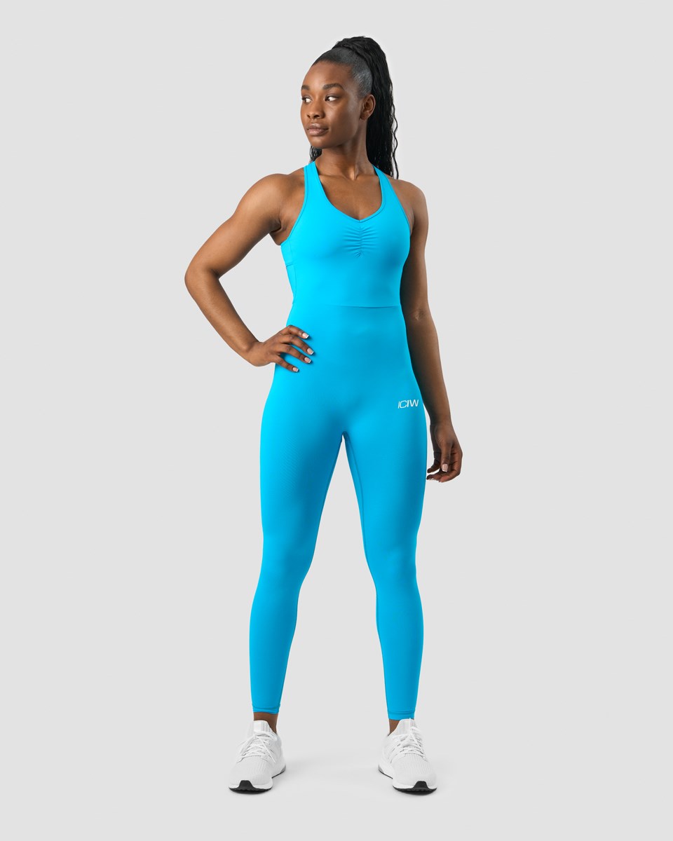 ICIW Scrunch Jumpsuit Ljusblå | 185270JPA