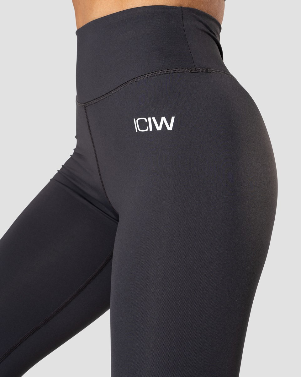 ICIW Scrunch Tights Anthracite Wmn Mörkgrå | 213048ERV