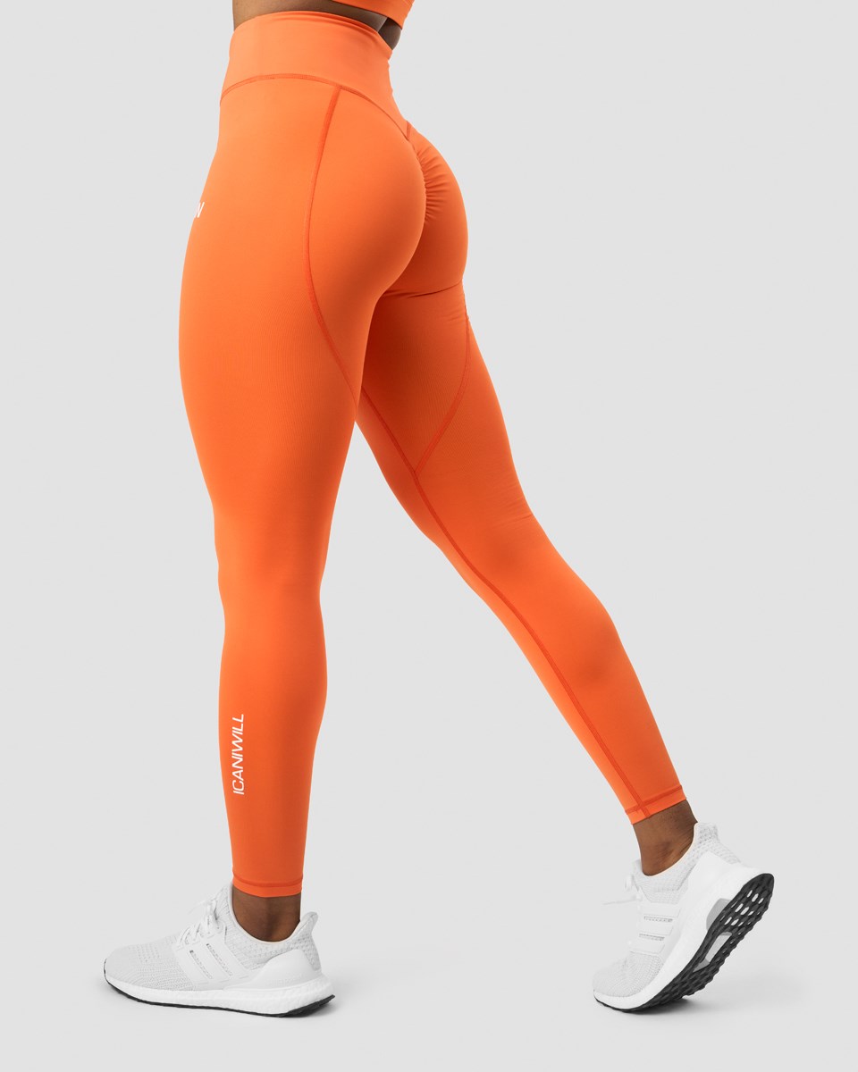 ICIW Scrunch V-shape Tights Orange | 682504GDI