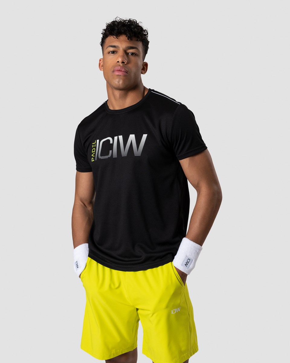 ICIW Smash Padel T-shirt Svarta | 196487FER