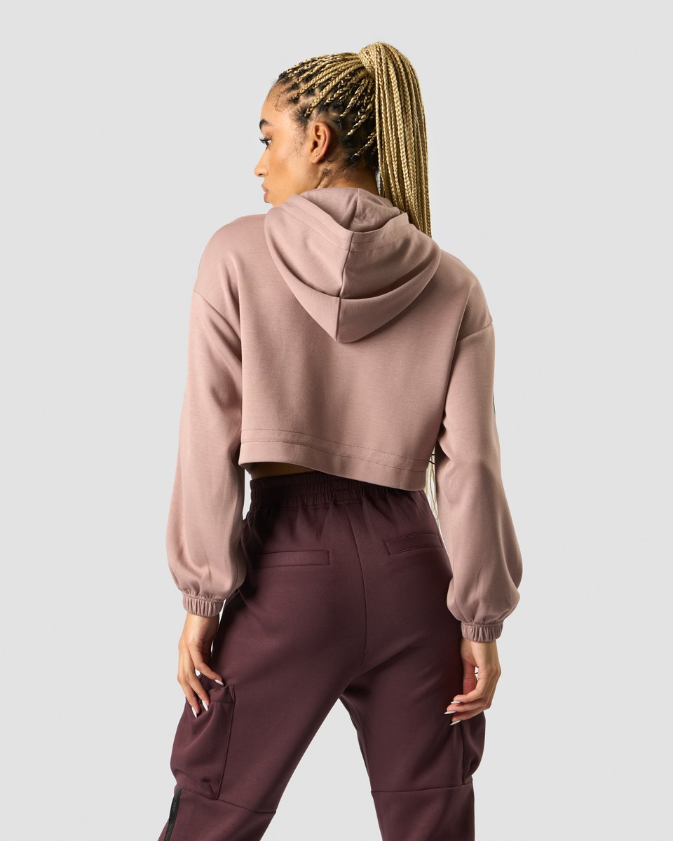 ICIW Stance Cropped Hoodie Wmn Light Mauve Rosa | 053912LCY