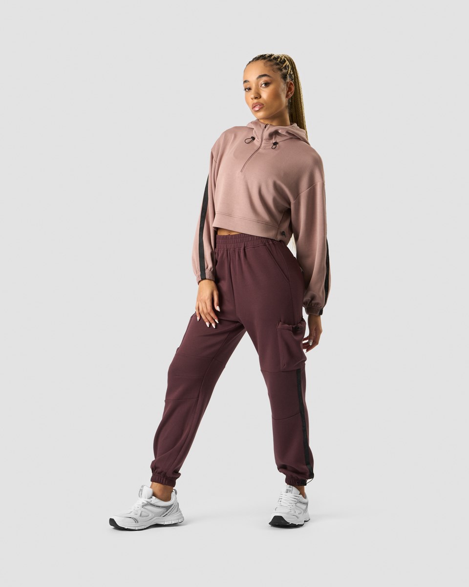 ICIW Stance Cropped Hoodie Wmn Light Mauve Rosa | 053912LCY