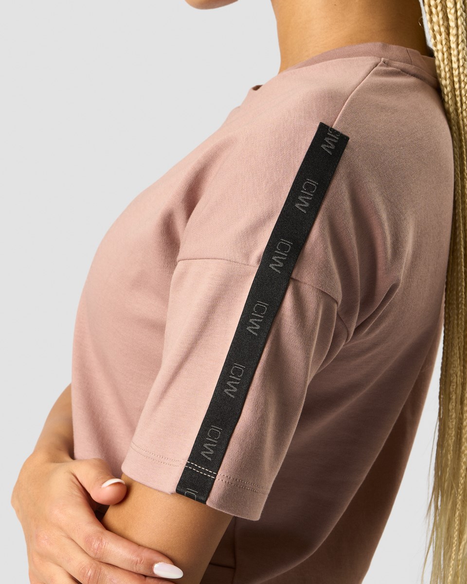 ICIW Stance Cropped T-shirt Wmn Light Mauve Rosa | 931856NLJ