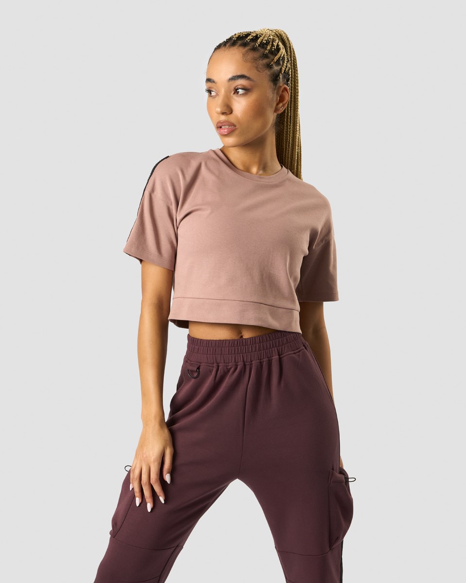 ICIW Stance Cropped T-shirt Wmn Light Mauve Rosa | 931856NLJ