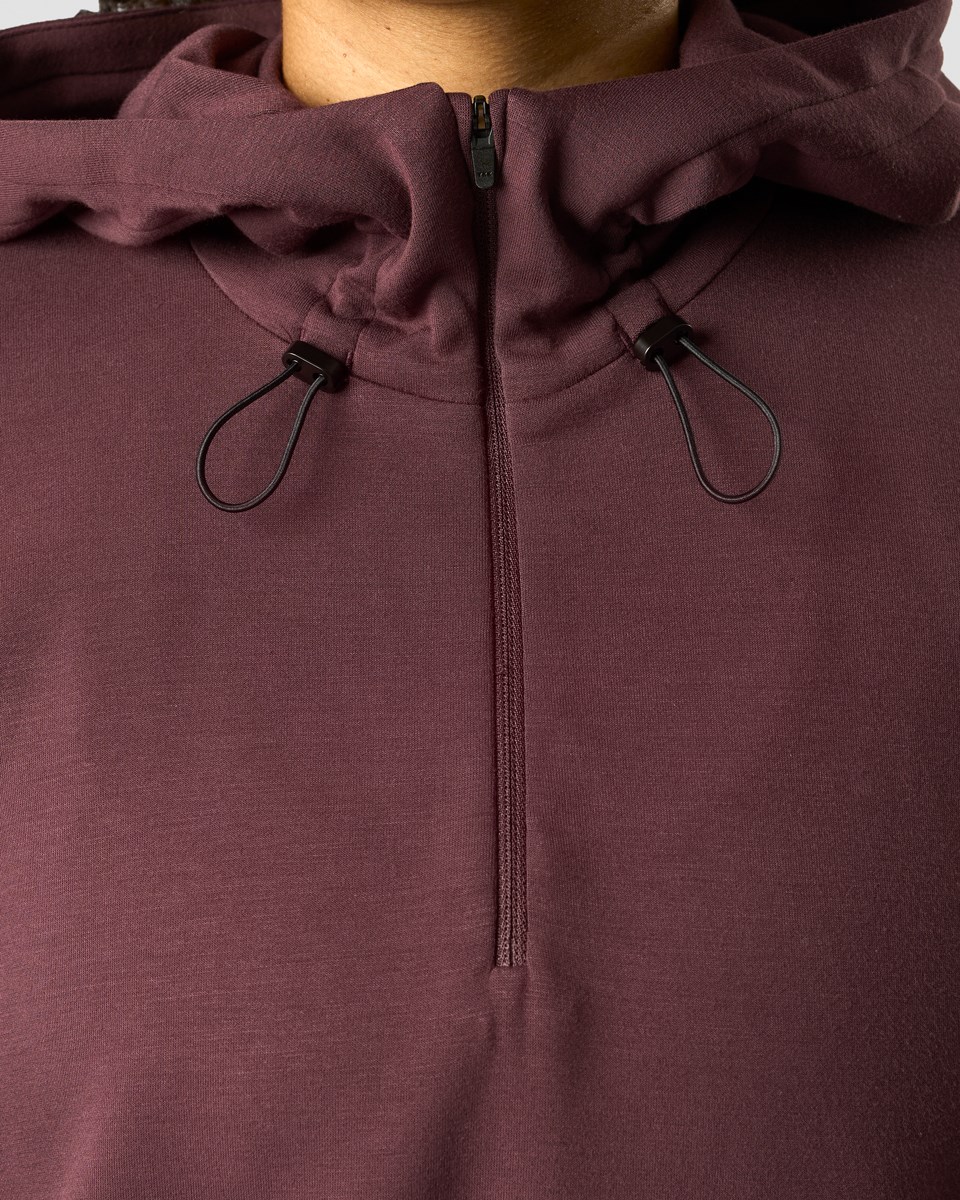 ICIW Stance Hoodie Wmn Burgundy Mörkröda | 415263NMY