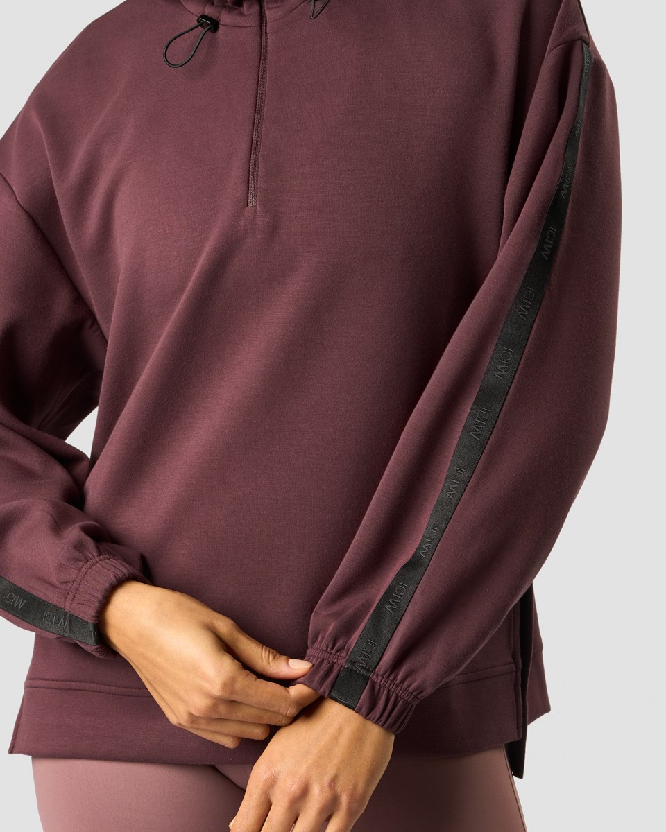 ICIW Stance Hoodie Wmn Burgundy Mörkröda | 415263NMY