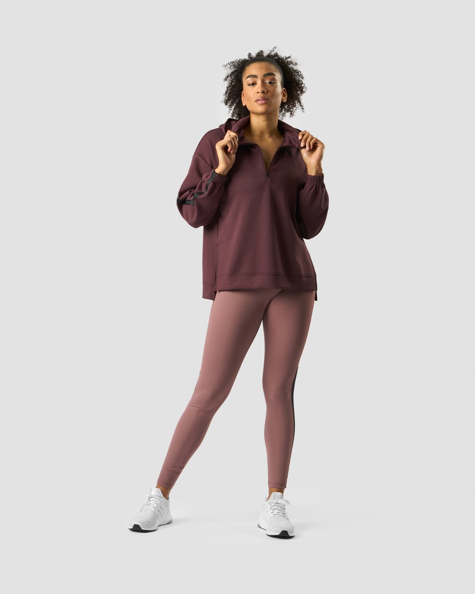 ICIW Stance Hoodie Wmn Burgundy Mörkröda | 415263NMY