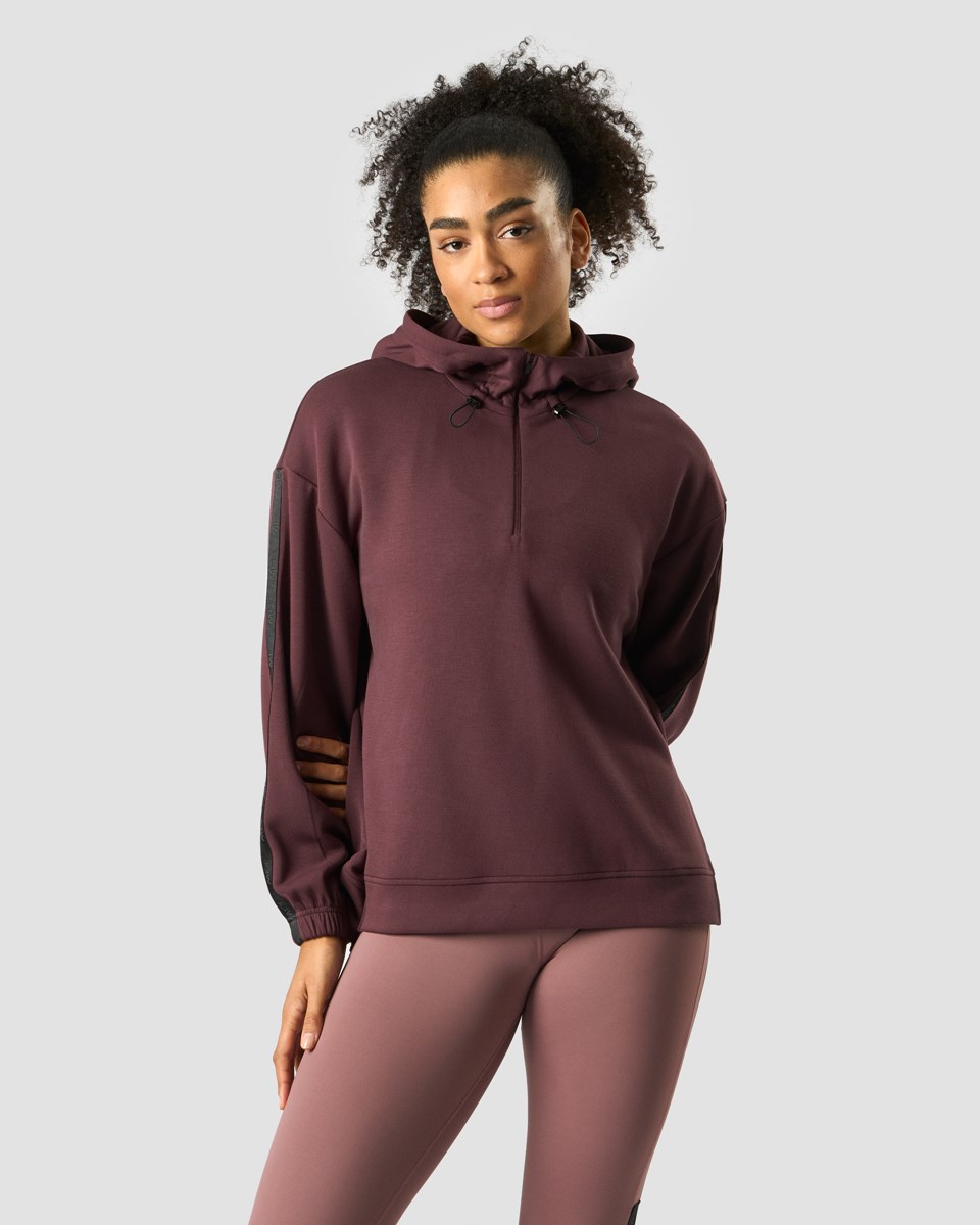 ICIW Stance Hoodie Wmn Burgundy Mörkröda | 415263NMY