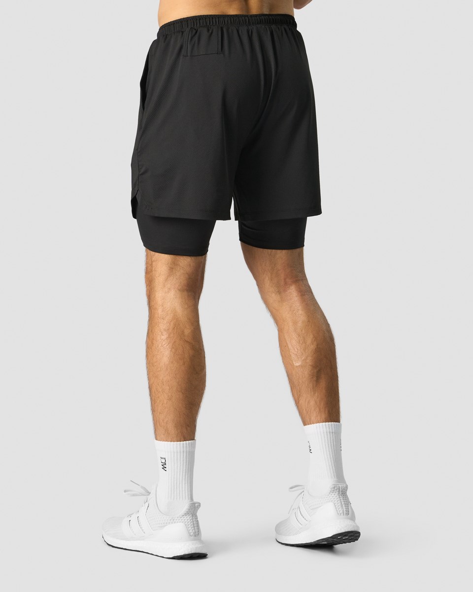 ICIW Stride 2-in-1 Shorts Svarta | 359462SOP