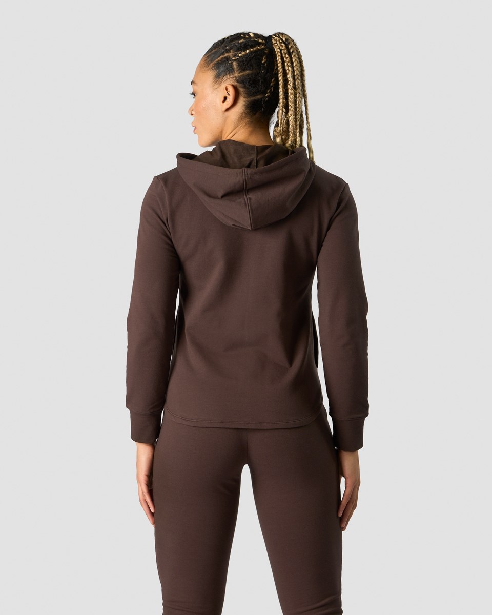 ICIW Stride Dragkedja Hoodie Wmn Bruna | 975462FLC