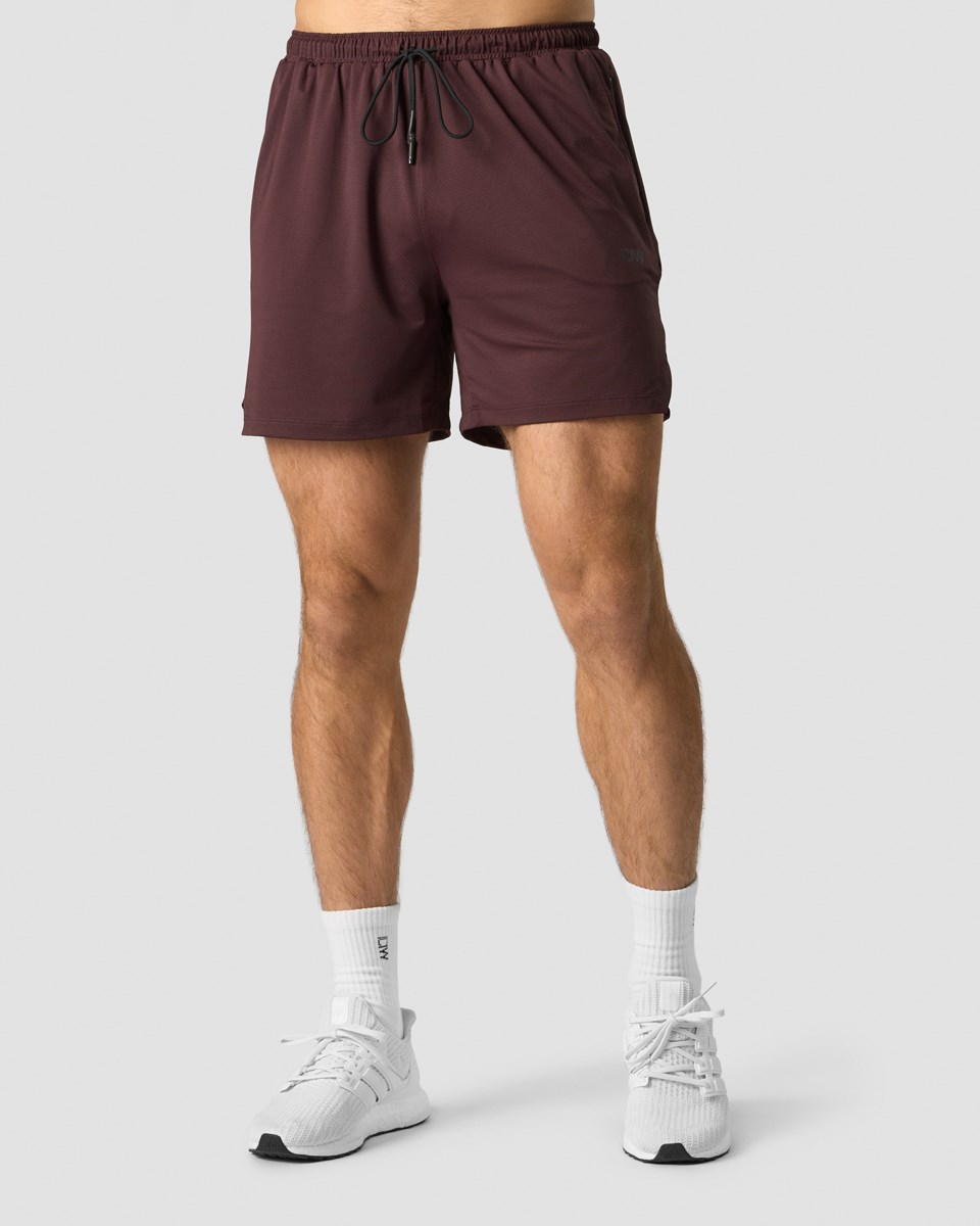 ICIW Stride Shorts Burgundy Mörkröda | 812076JFG