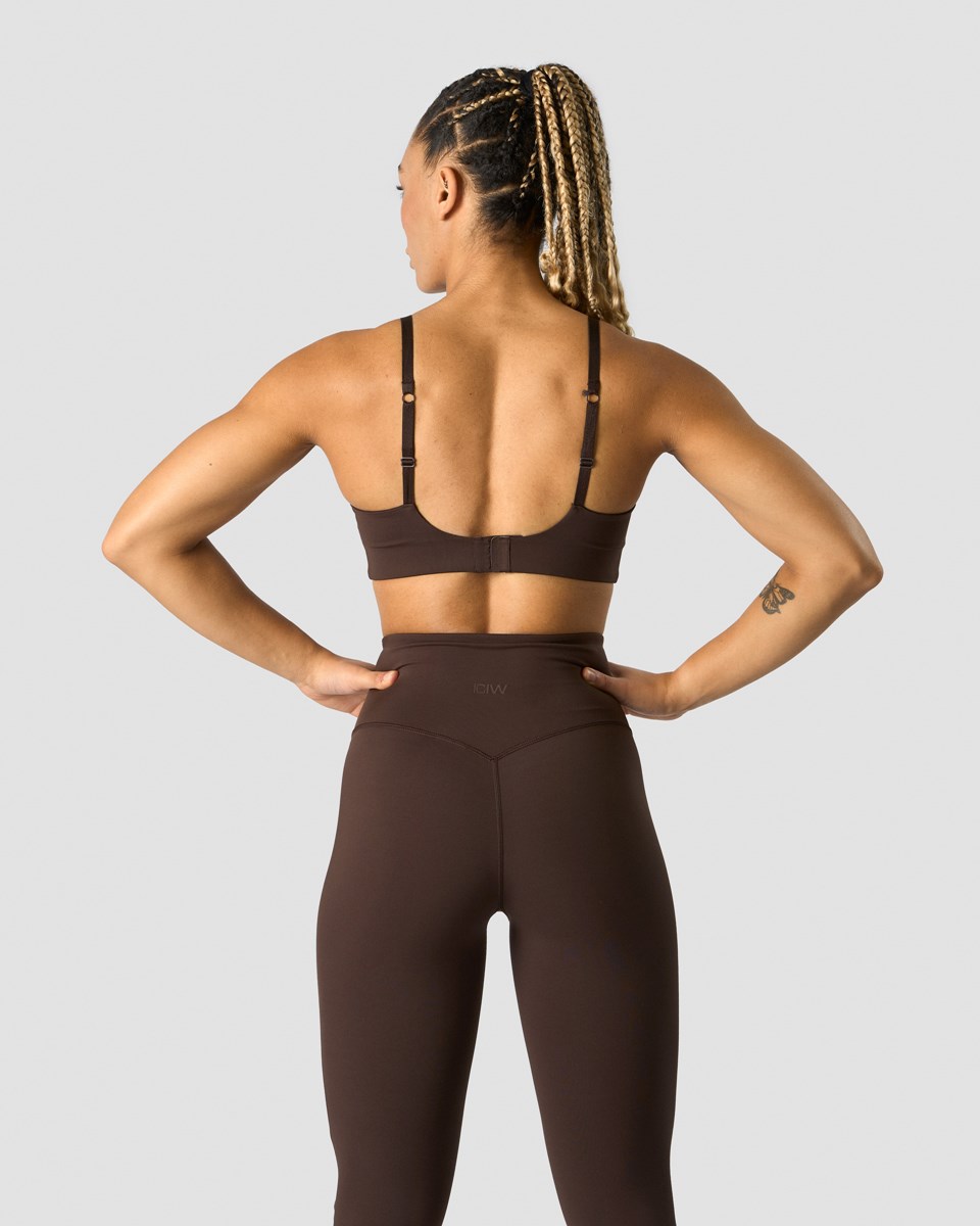 ICIW Stride Snörade Sportsbra Bruna | 962543DBV