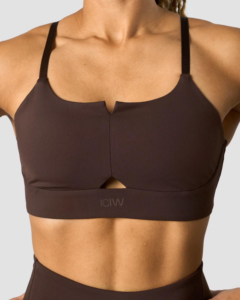 ICIW Stride Snörade Sportsbra Bruna | 962543DBV