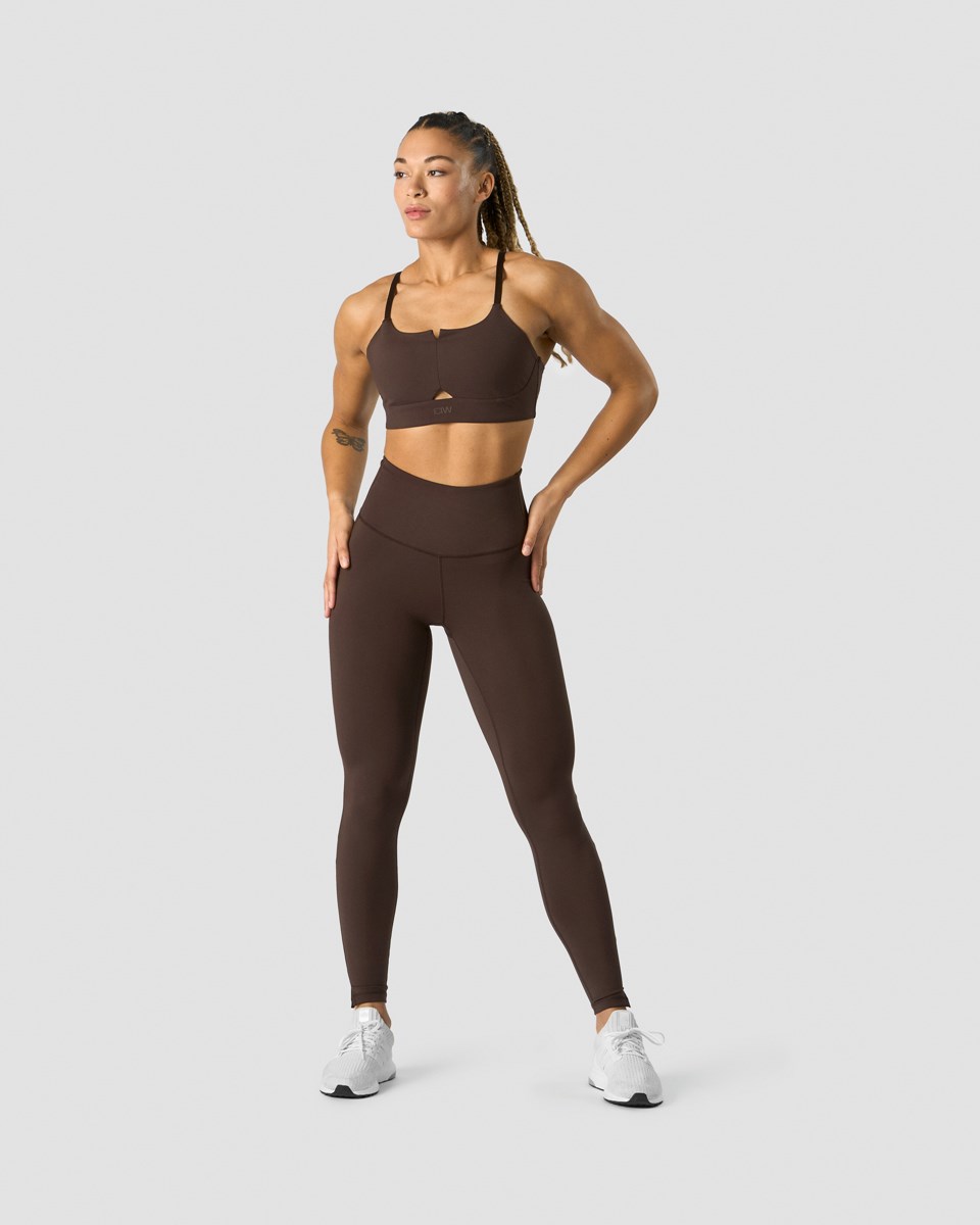 ICIW Stride Snörade Sportsbra Bruna | 962543DBV