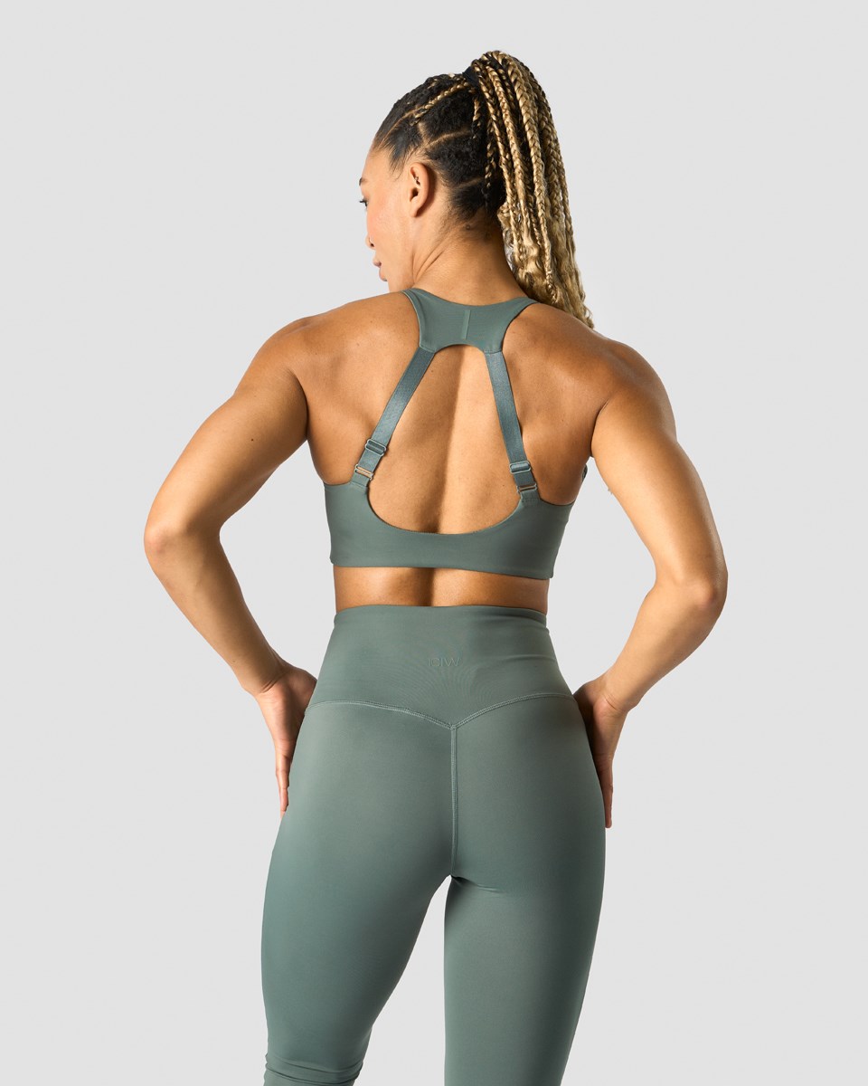 ICIW Stride Sports Bra Sea Mörkgröna | 421630TIU