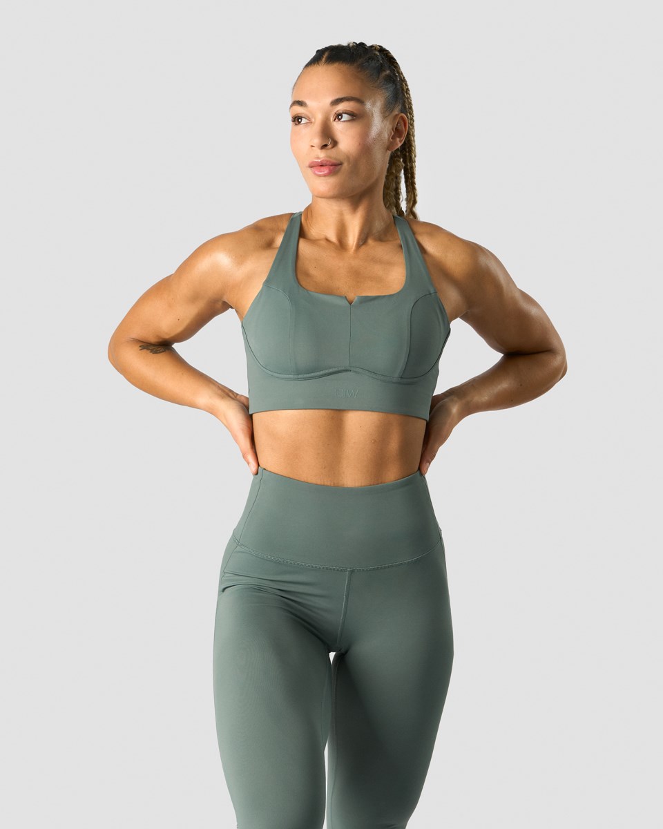 ICIW Stride Sports Bra Sea Mörkgröna | 421630TIU