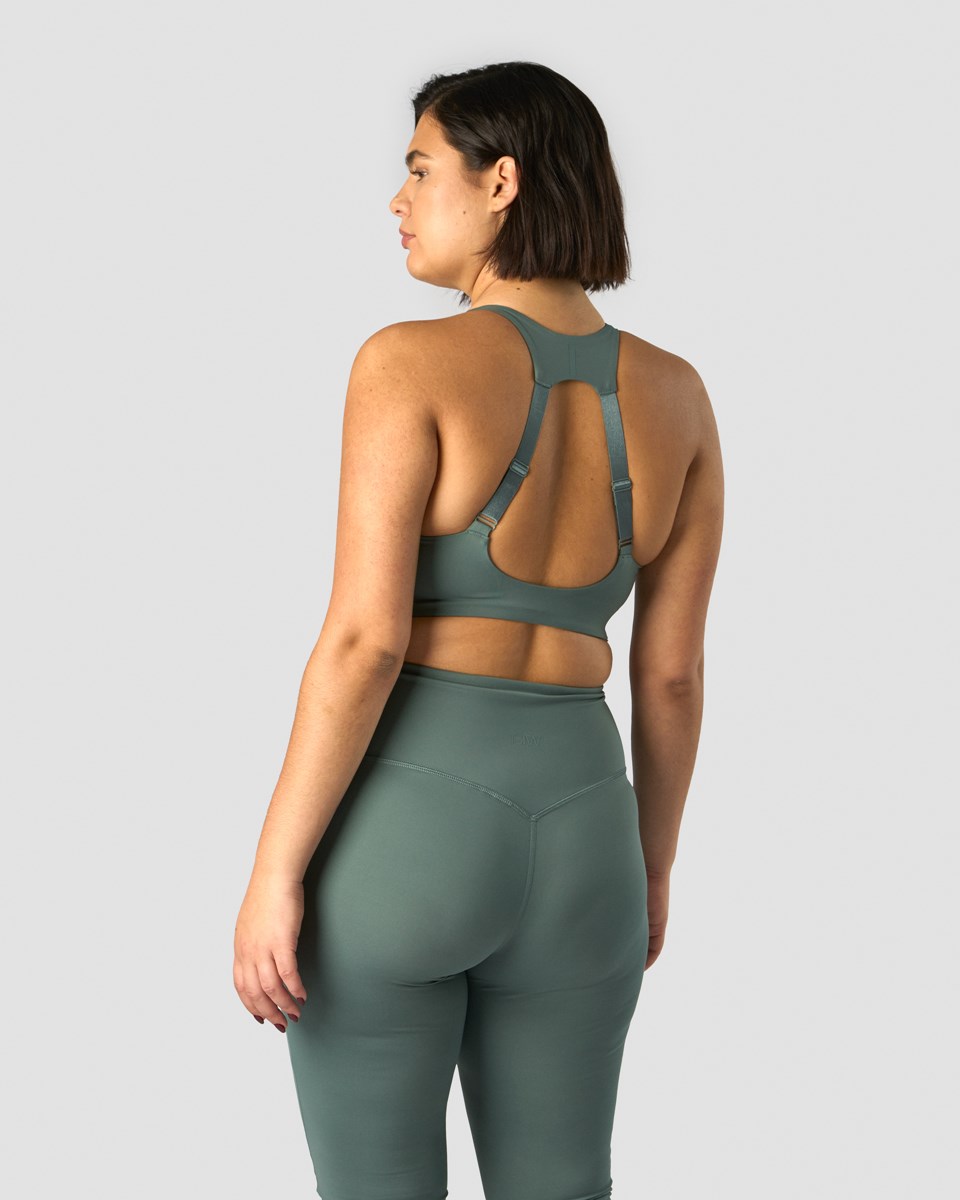 ICIW Stride Sports Bra Sea Mörkgröna | 421630TIU