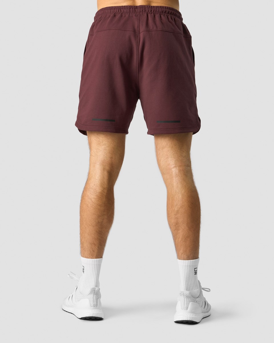 ICIW Stride Sweat Shorts Burgundy Mörkröda | 269174GMT