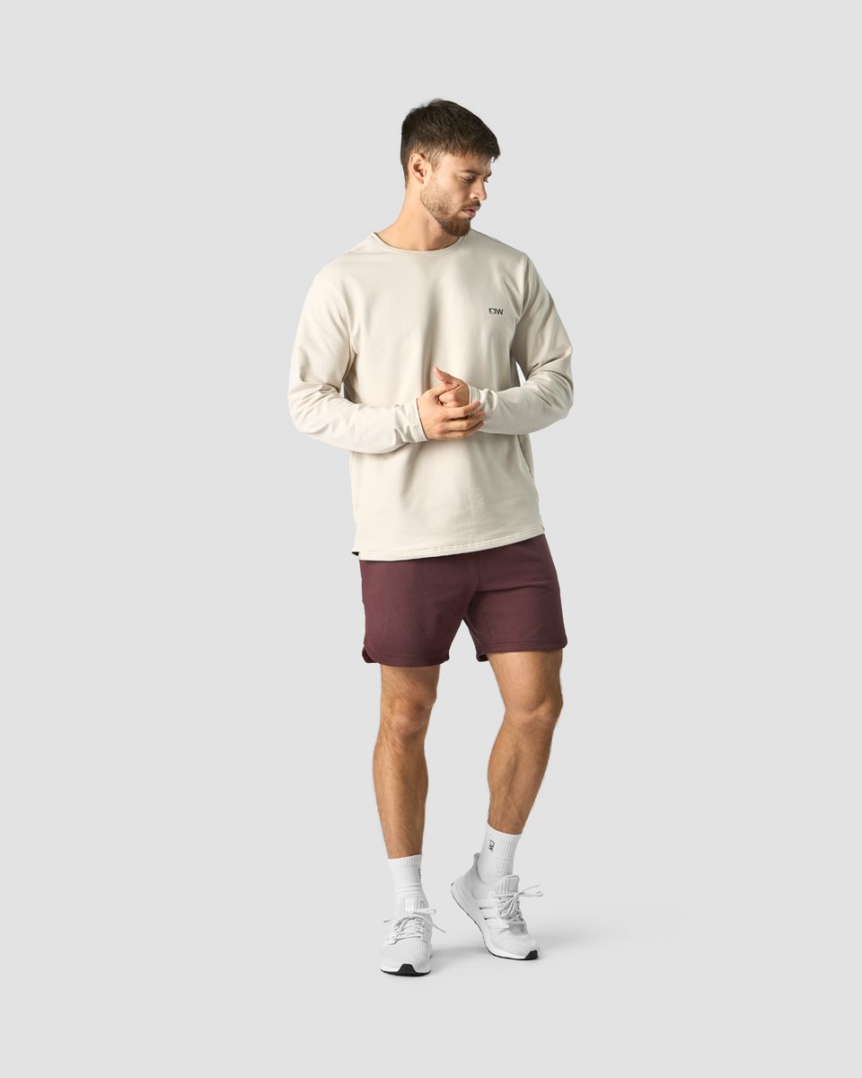 ICIW Stride Sweat Shorts Burgundy Mörkröda | 269174GMT