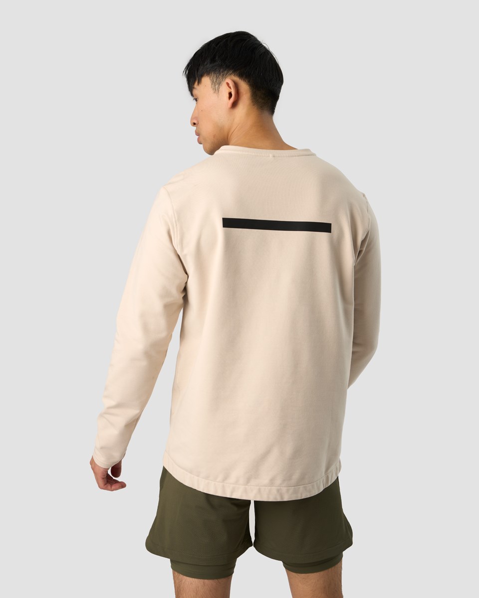 ICIW Stride Sweatshirt Beige | 432096RVB