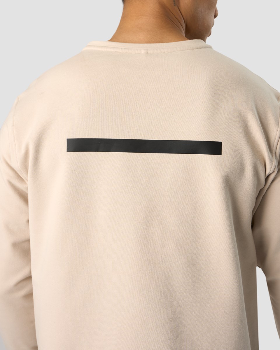 ICIW Stride Sweatshirt Beige | 432096RVB