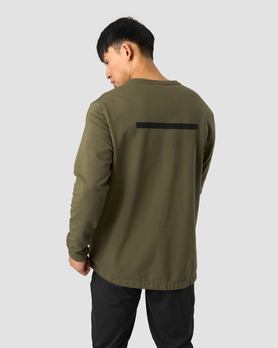 ICIW Stride Sweatshirt Dark Mörkgröna | 521940MZT