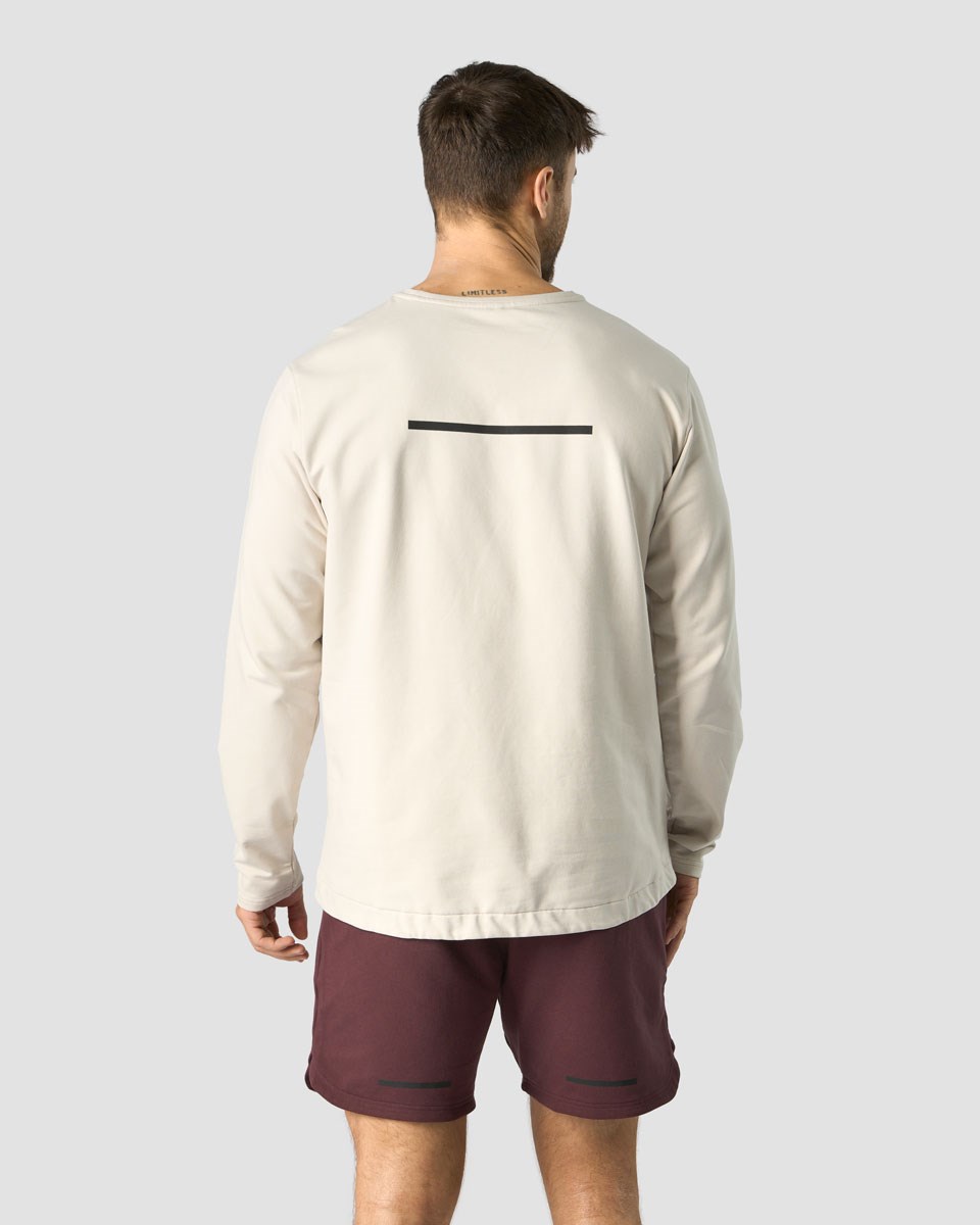 ICIW Stride Sweatshirt Light Ljusgrå | 952637OGR