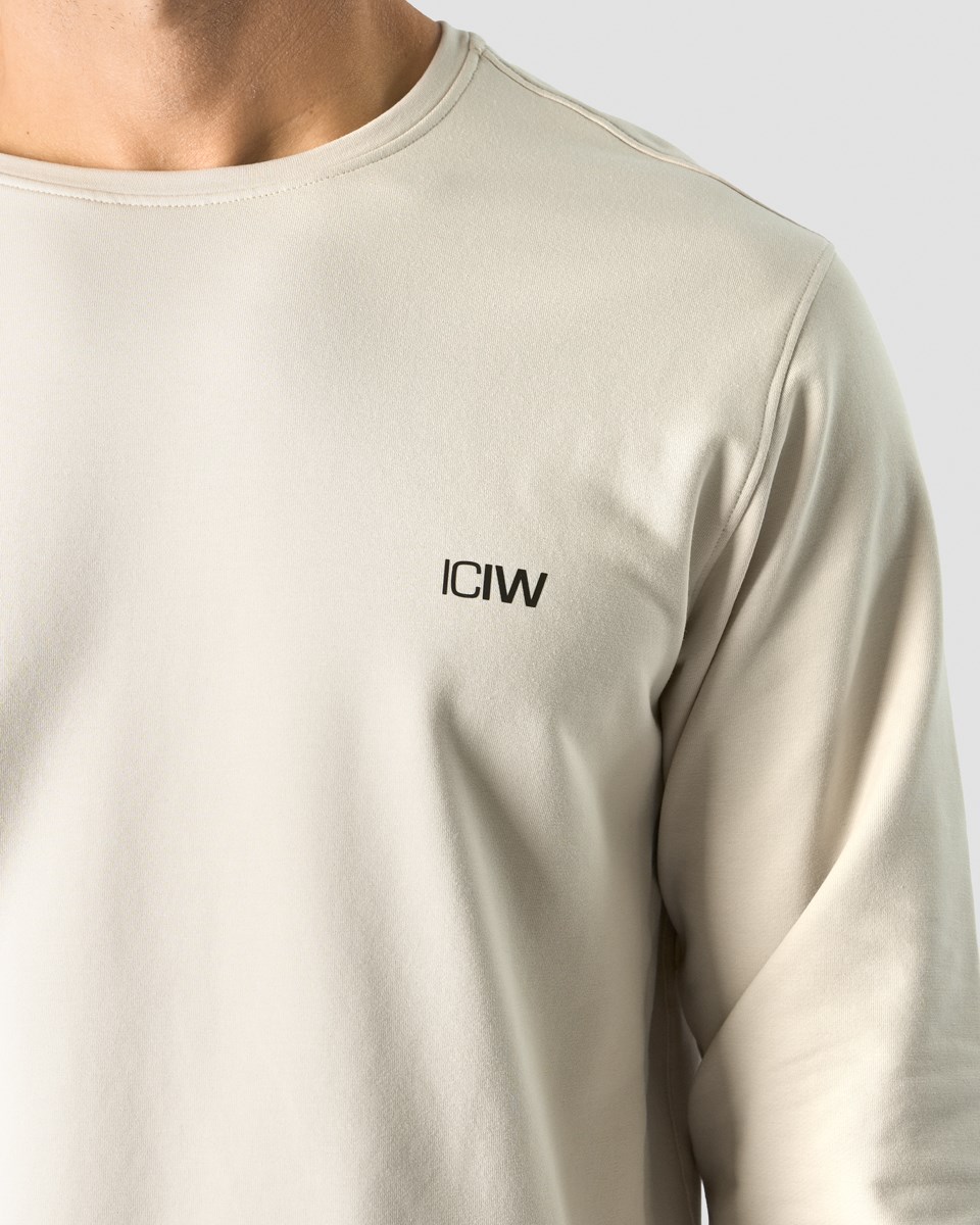 ICIW Stride Sweatshirt Light Ljusgrå | 952637OGR