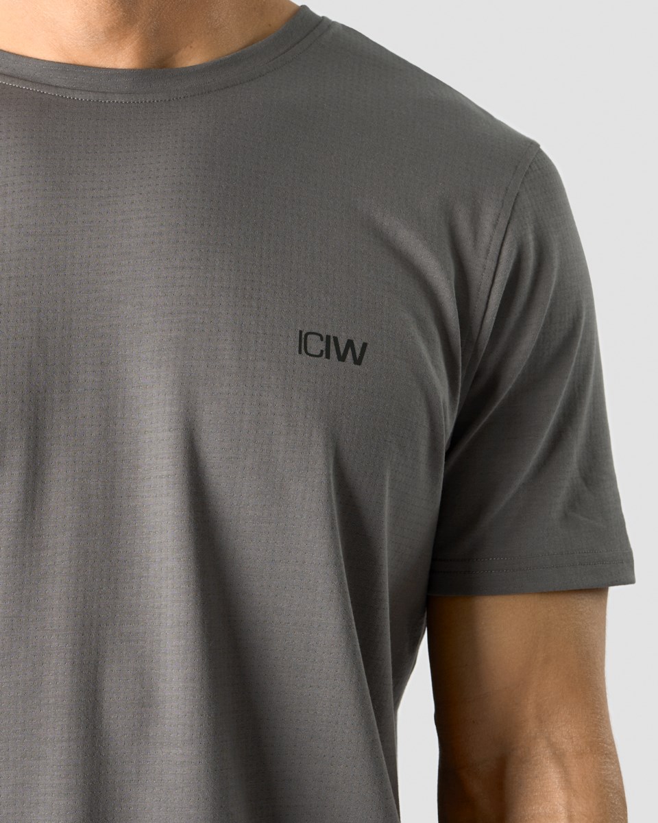 ICIW Stride T-shirt DriRelease Mörkgrå | 041923GRJ