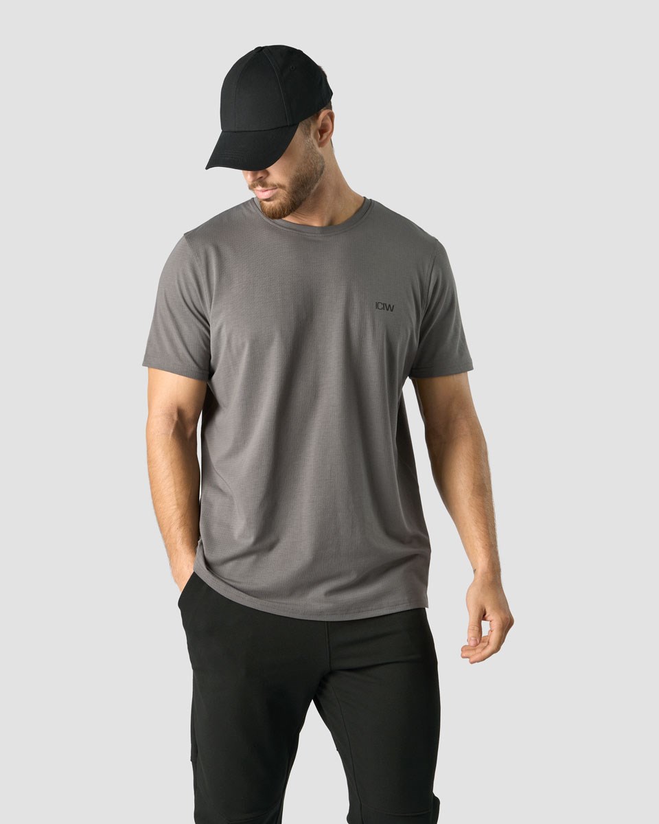 ICIW Stride T-shirt DriRelease Mörkgrå | 041923GRJ