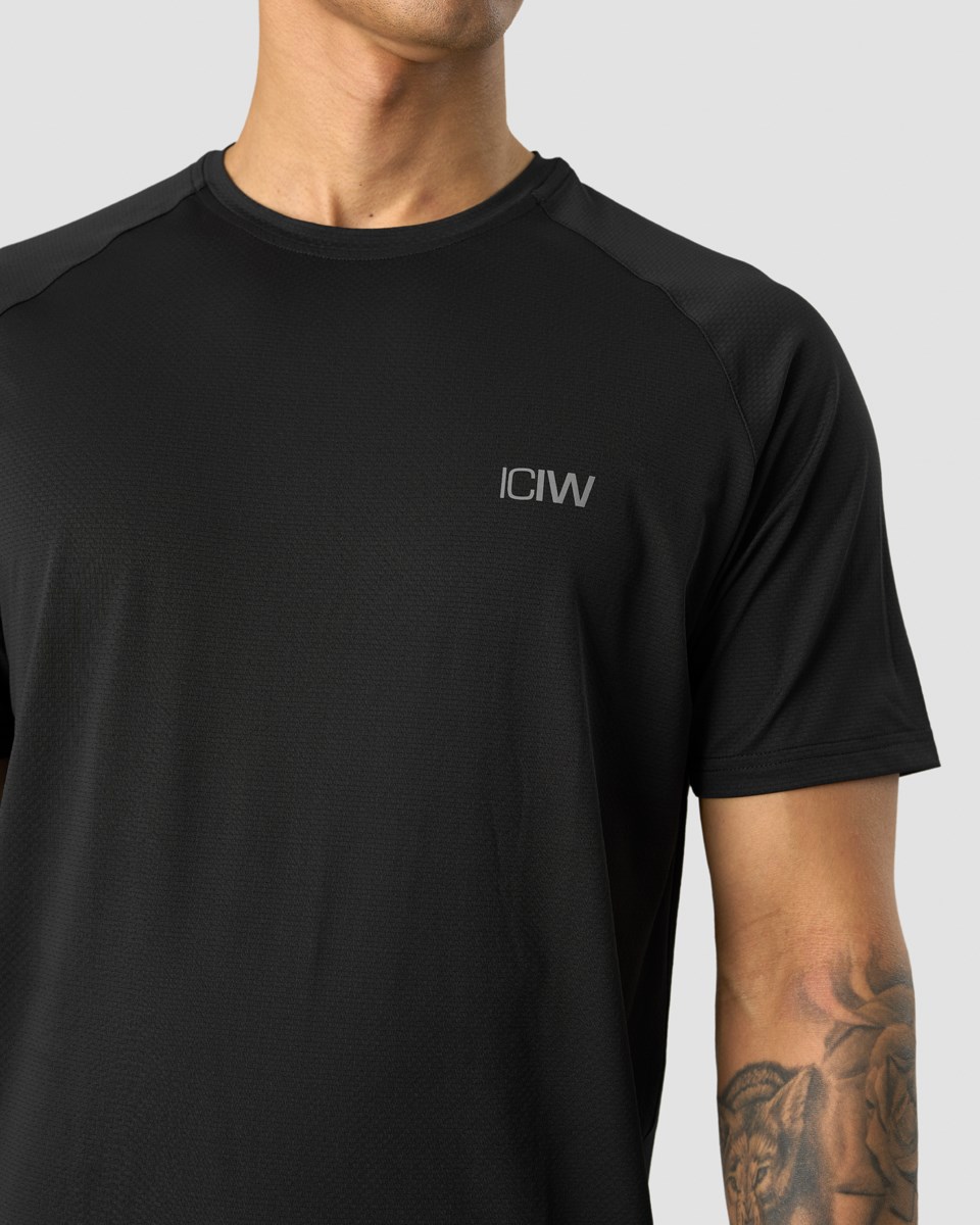 ICIW Stride T-shirt Svarta | 608472FHJ