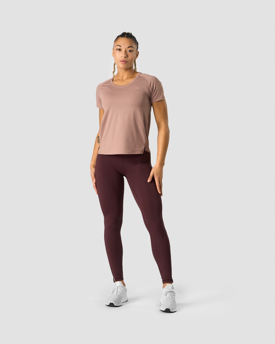 ICIW Stride T-shirt Wmn Light Mauve Lila | 546073OYV