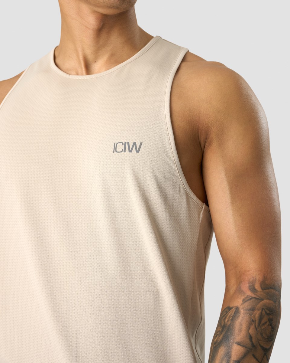 ICIW Stride Tank Top Beige | 504879KNF