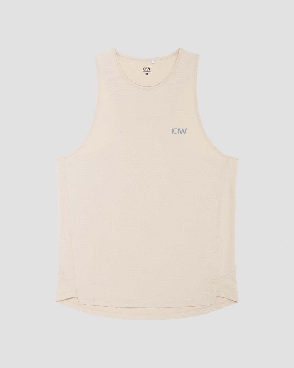 ICIW Stride Tank Top Beige | 504879KNF