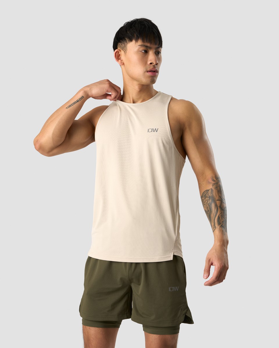 ICIW Stride Tank Top Beige | 504879KNF