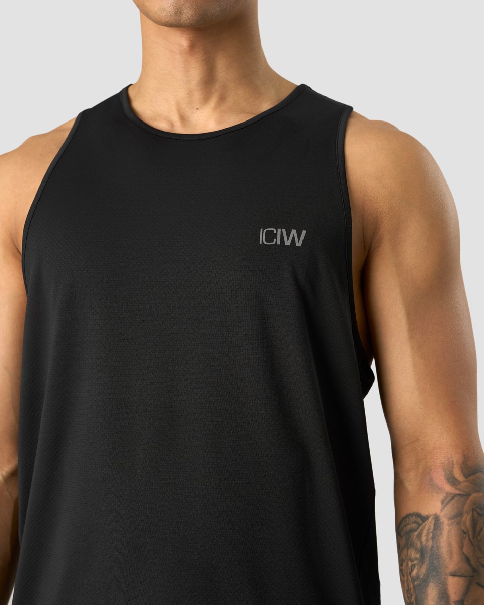 ICIW Stride Tank Top Svarta | 127945ZFK