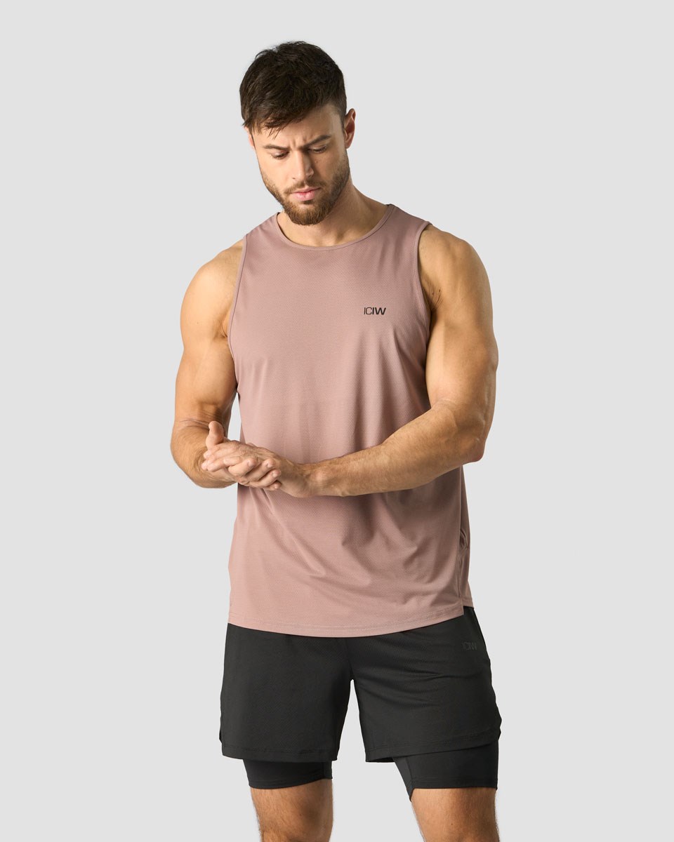 ICIW Stride Tank top Light Mauve Lila | 563987QVY