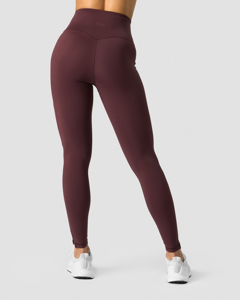 ICIW Stride Tights Wmn Burgundy Mörkröda | 710362ZJB