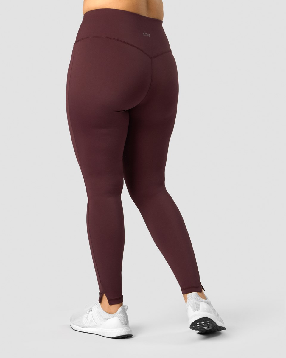 ICIW Stride Tights Wmn Burgundy Mörkröda | 710362ZJB